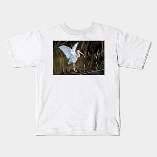 Immature White Ibis Entertaining Kids T-Shirt